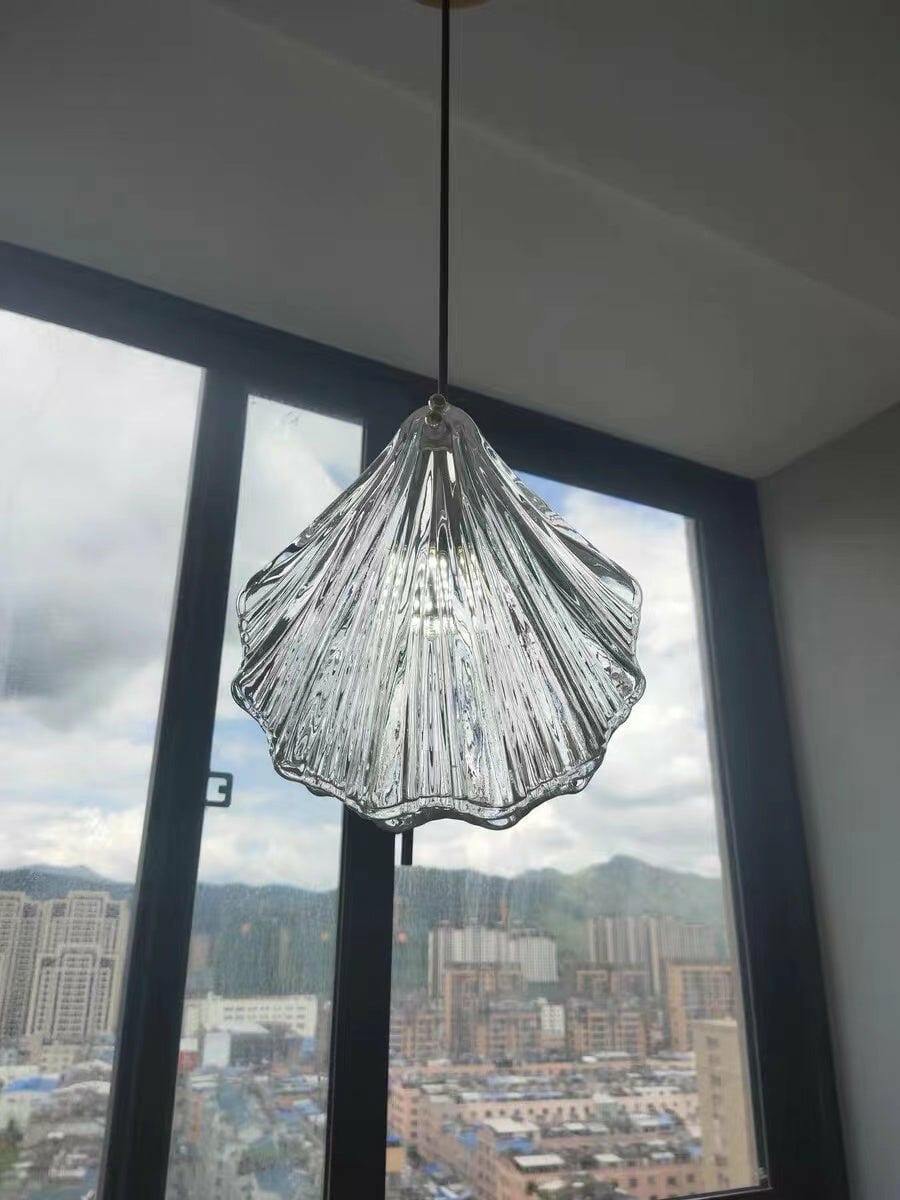 Customer photo review of Glass Pendant Light, Nested Glass Globe, Brass Hardware, Cluster
