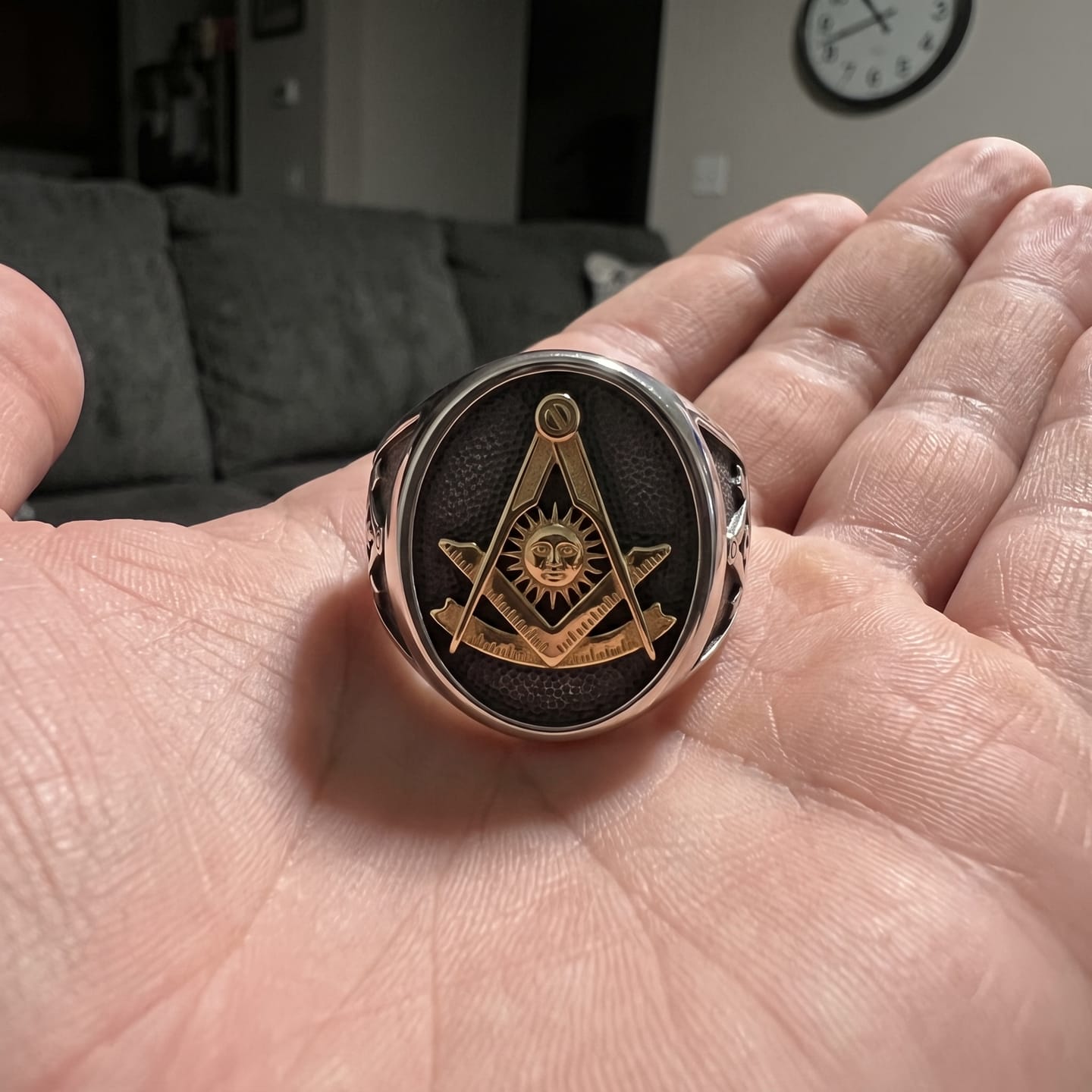 Customer photo review of Past Master Masonic Ring