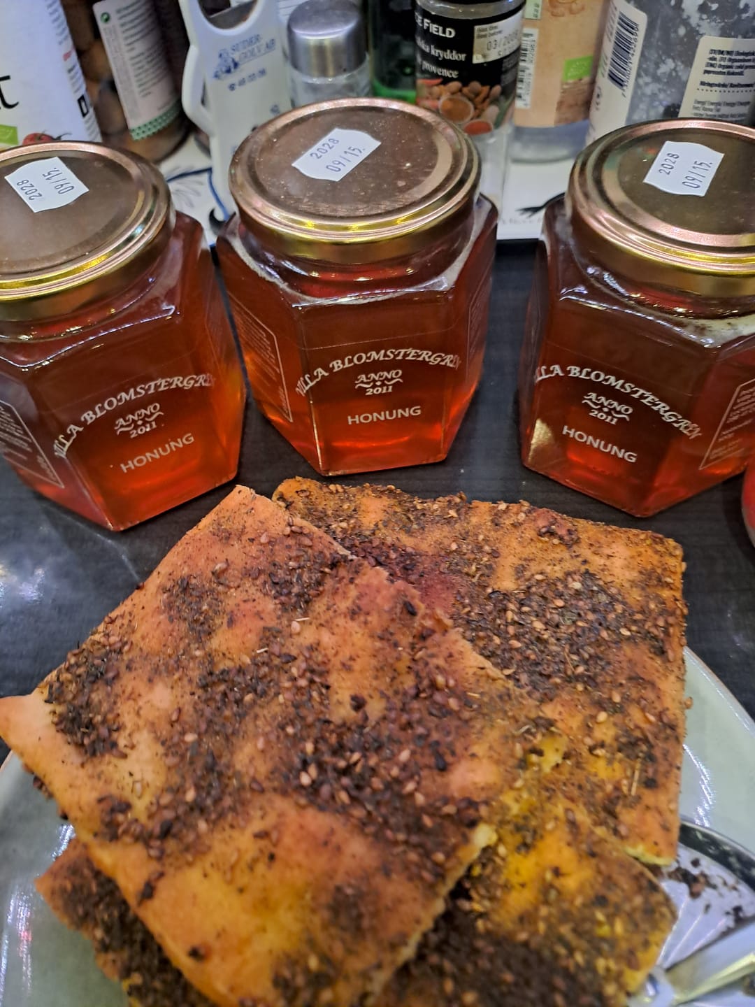 Customer photo review of Flytande honung 2 kg (4×500 g) – Svensk RAW honung