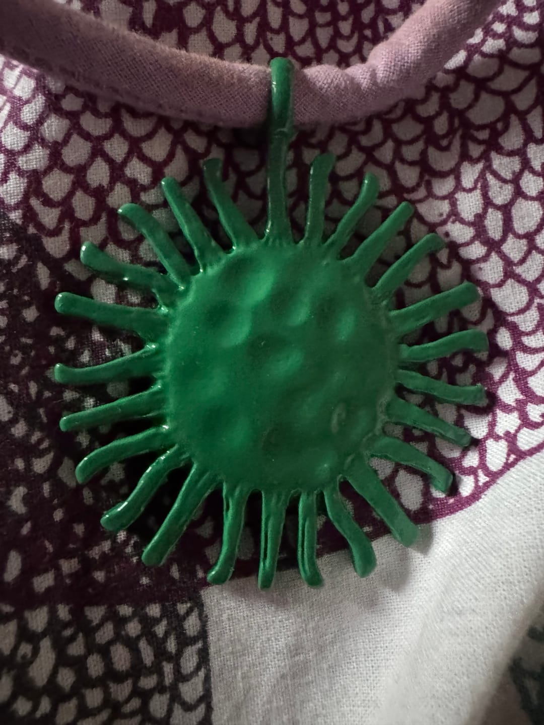 Customer photo review of CIONDOLO SOLE VERDE