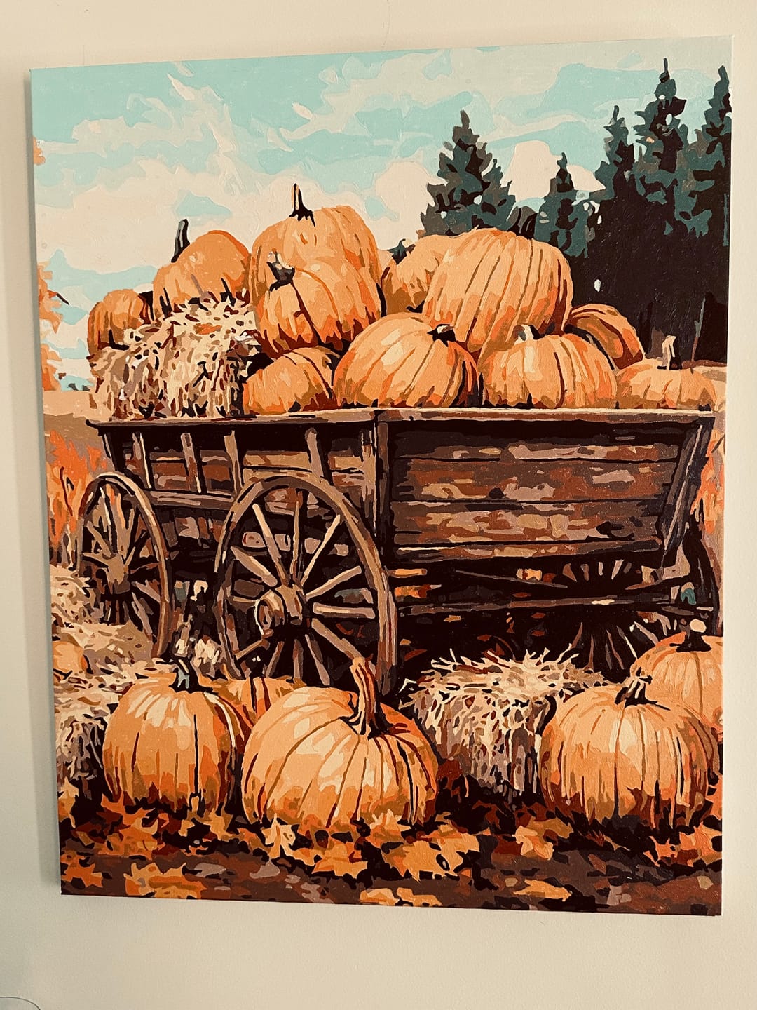 Customer photo review of Pumpkin Wagon