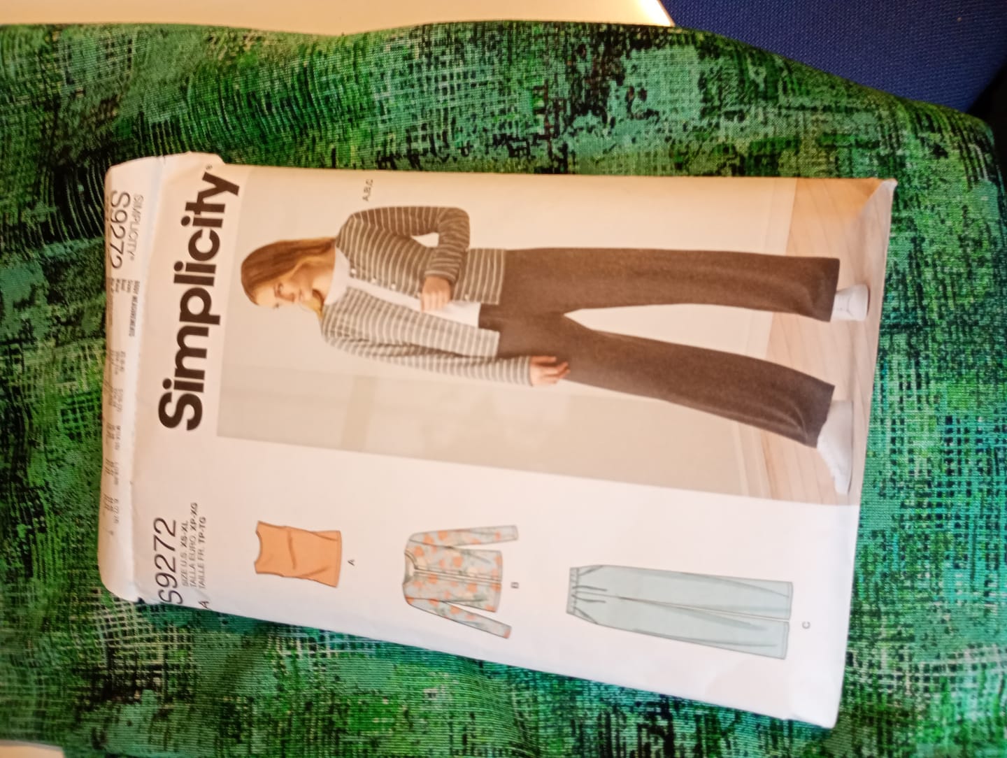 Customer photo review of Glitch Grid Digital Modal-Touch Jersey Fabric