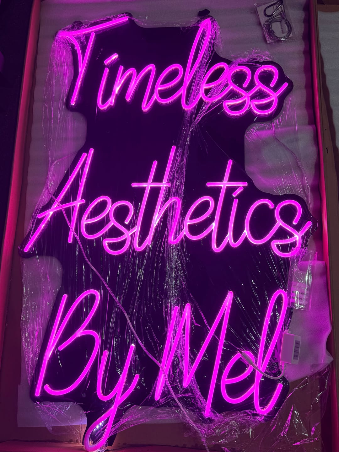 Customer photo review of Custom Neon: Timeless Aesthe...