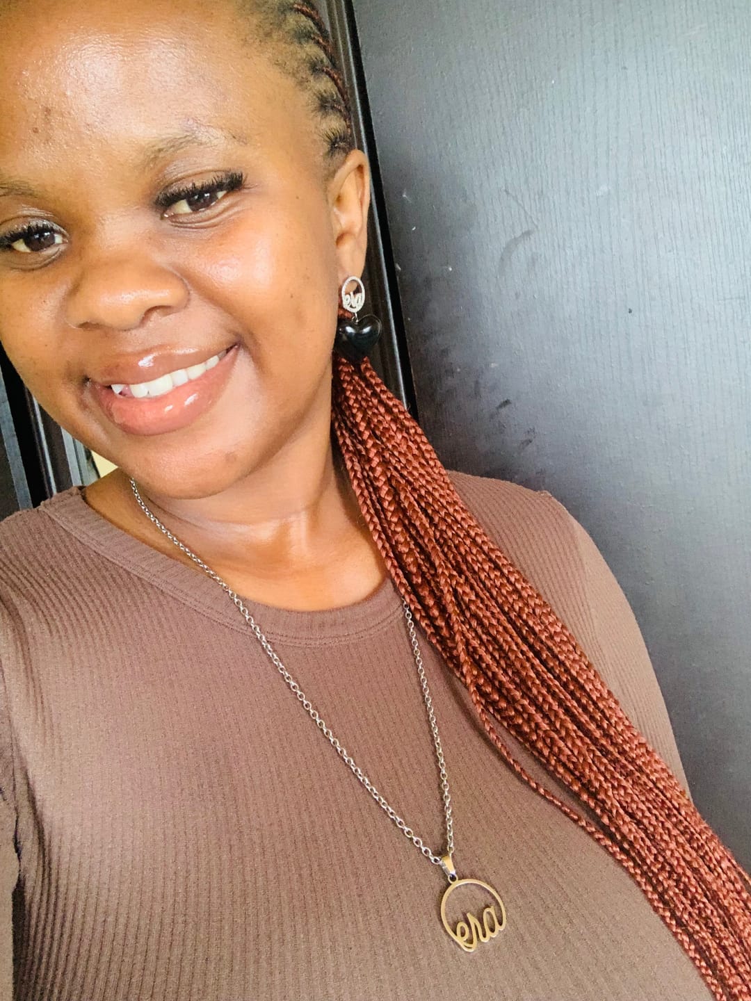 Customer photo review of Silver Era Necklace