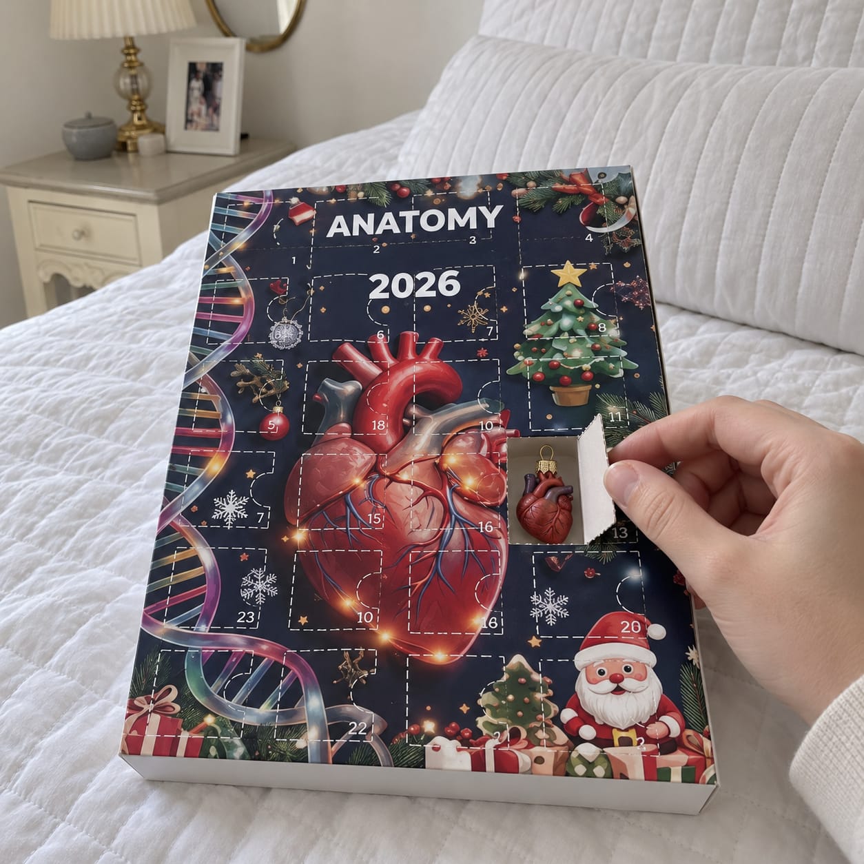 Customer photo review of Calendario de Adviento de Anatomía