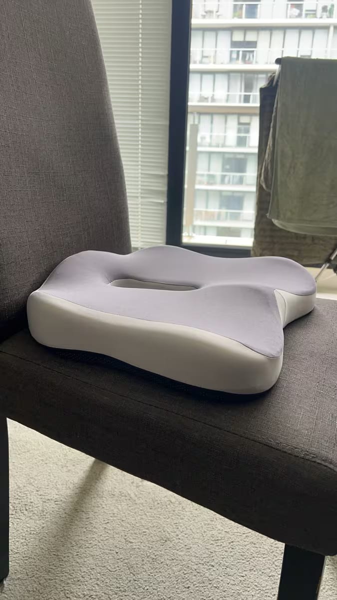Customer photo review of Coussin Confort Absolu- le coussin ergonomique.