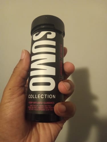 Customer photo review of HALF BAK'D SUMO GUMMIES THCA/P/D8 10000MG 25CT/JAR
