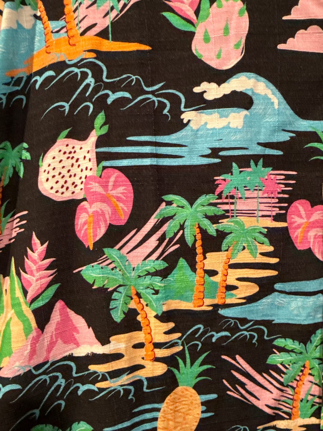 Customer photo review of Neon Vacay – Bamboo Short Sleeve Shirt