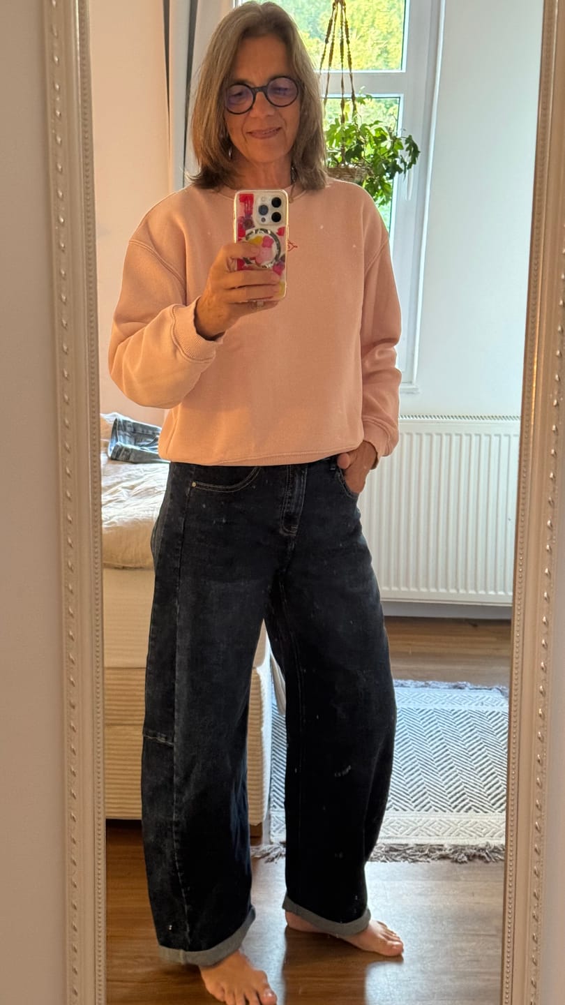Customer photo review of Jeans BARREL dark blue