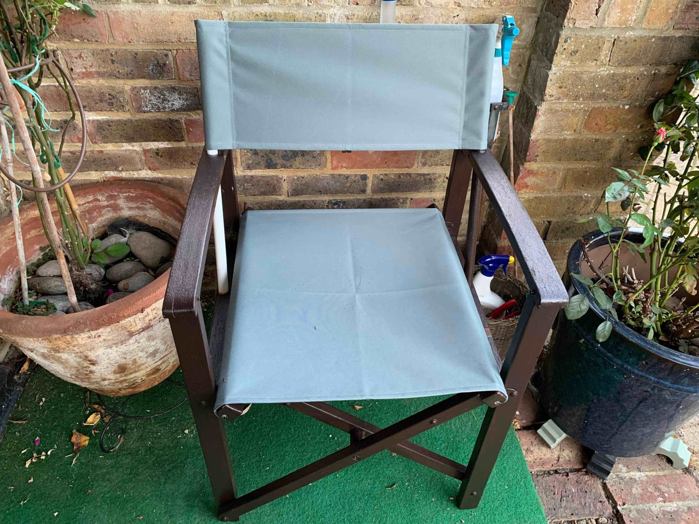 Customer photo review of Bundle Replacement Director Chair Covers Durable Chair Seat Cover