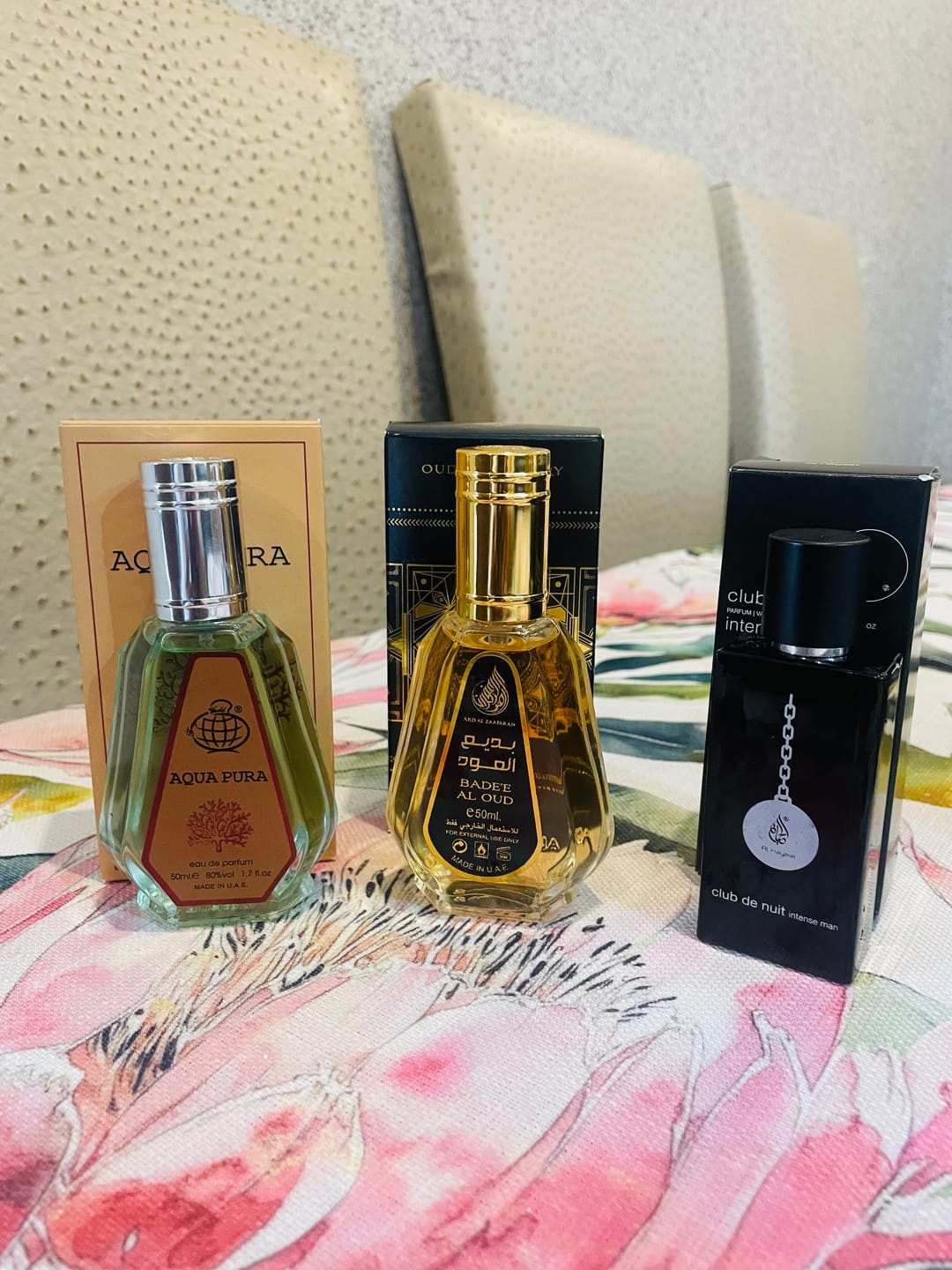 Customer photo review of Aqua Pura 50ml