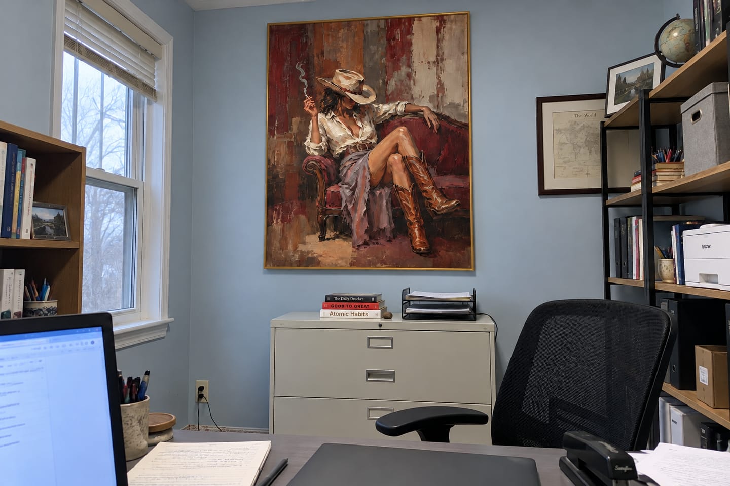 Customer photo review of Cowgirl Wall Art | After the Dust Settles