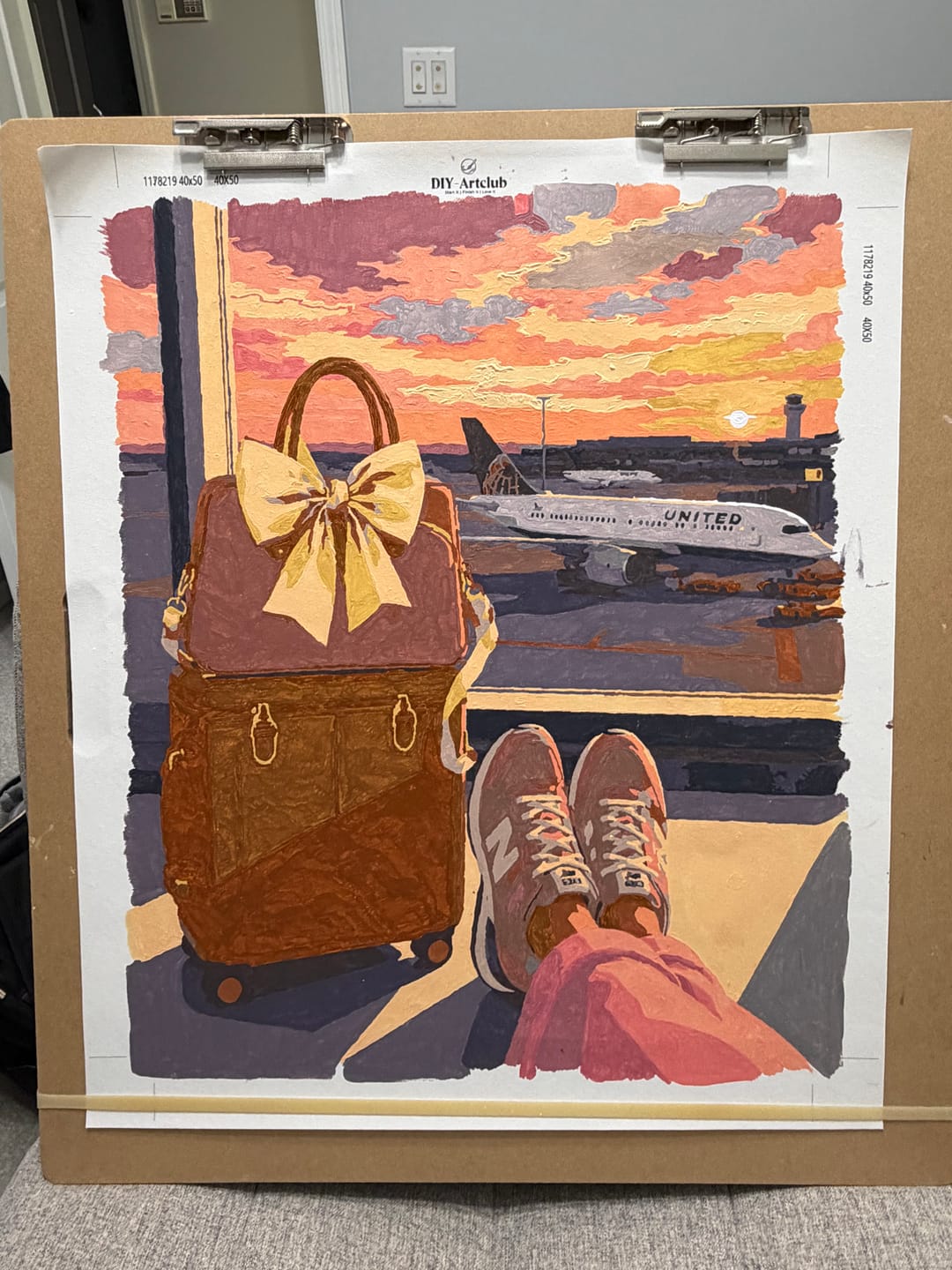 Customer photo review of Destination Happiness | Paint by Number