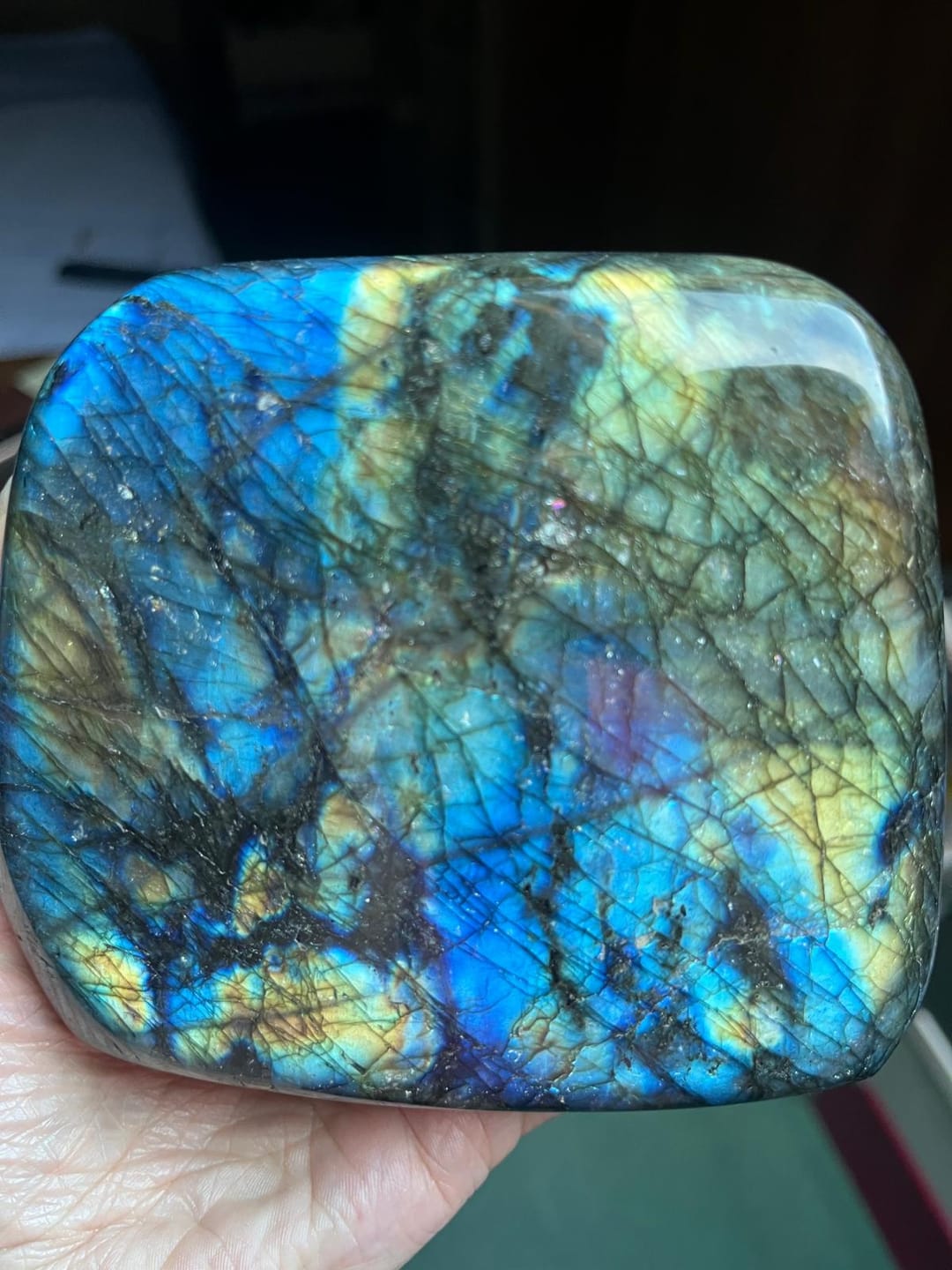 Customer photo review of Bloc labradorite