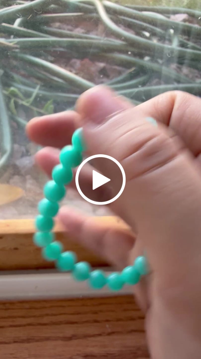 Customer video review of Amazonite Bracelet 7.5mm