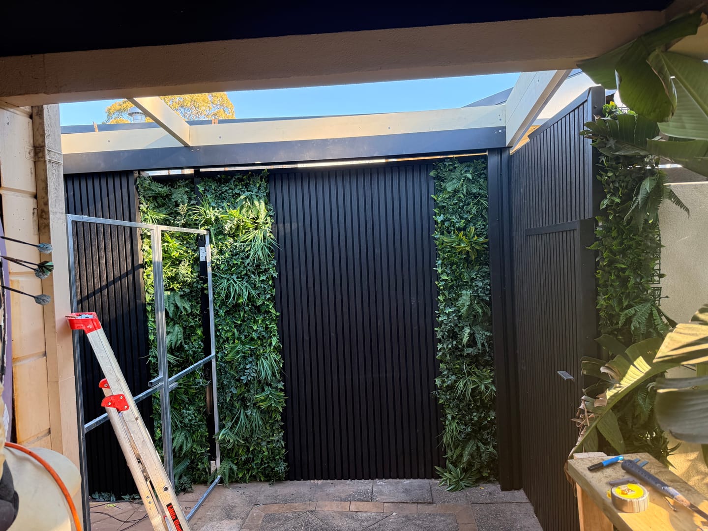 Customer photo review of Luxury Green Sensation Vertical Garden Green Wall Panel 1m x 1m – SGS UV Resistant (1 Week Price Reduction)