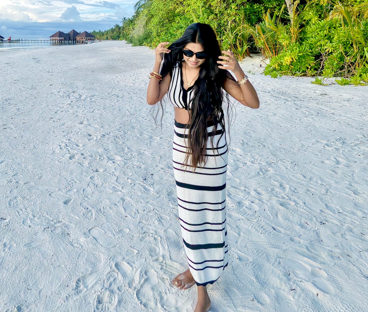 Customer photo review of Abisca Crochet Holiday Coord - Resortwear In White