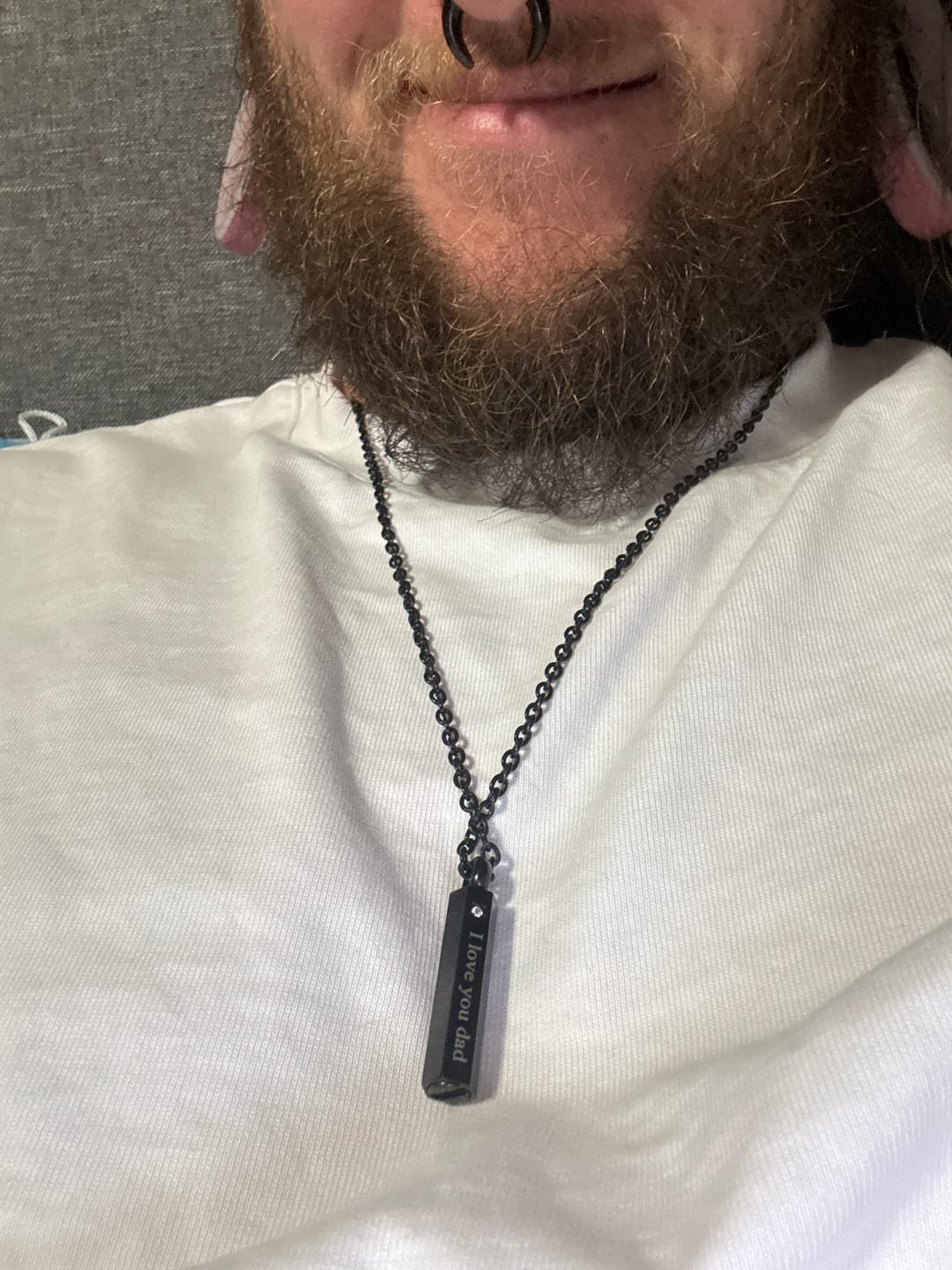 Customer photo review of Modern Urn Pendant