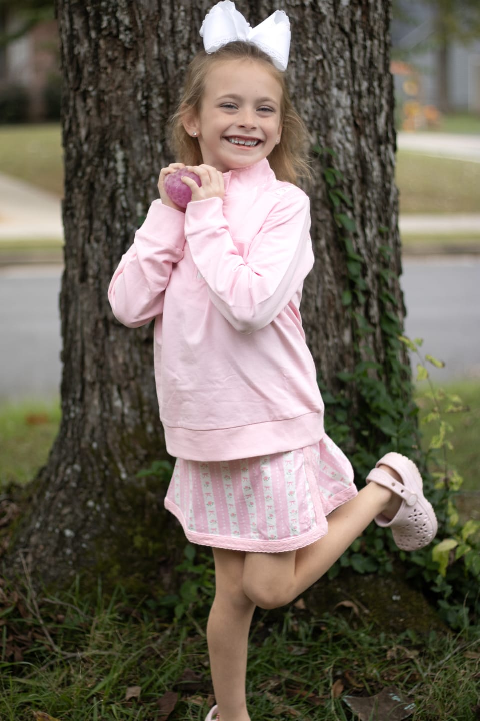 Customer photo review of Pink Charm Pullover