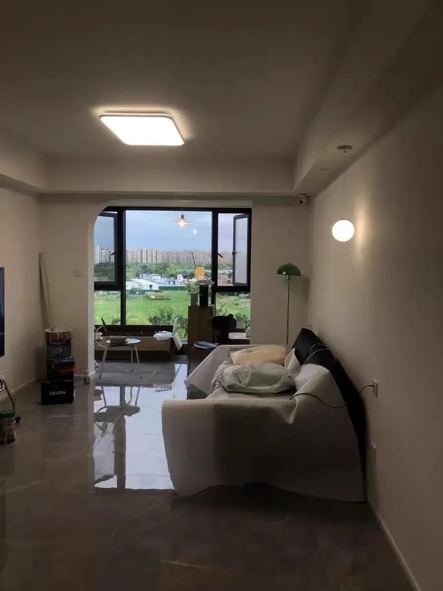 Customer photo review of Moon Pendant Light, 3D-Printed Acrylic Sphere, 18–22 cm
