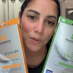 Customer photo review of Zero-Fit Korean Pimple Patch Duo