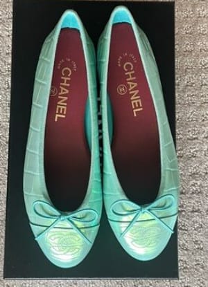 Customer photo review of Chanel 2026 Two-Tone Shoe Cowhide 168113