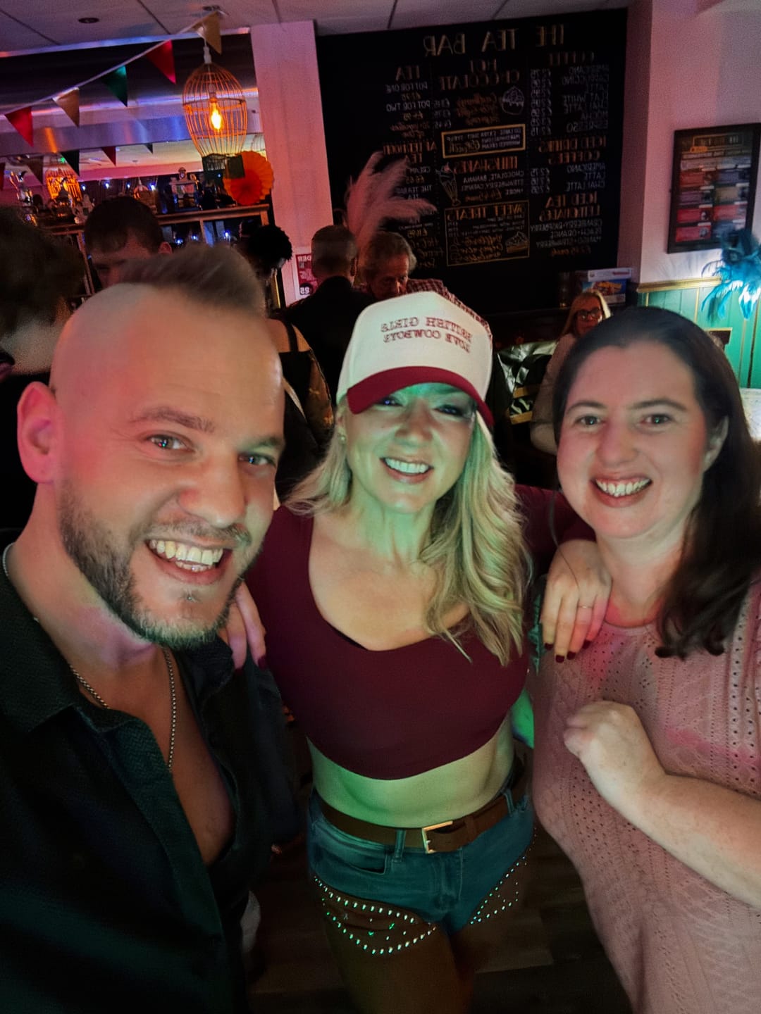 Customer photo review of 'British Girls Love Cowboys' Embroidered Cap