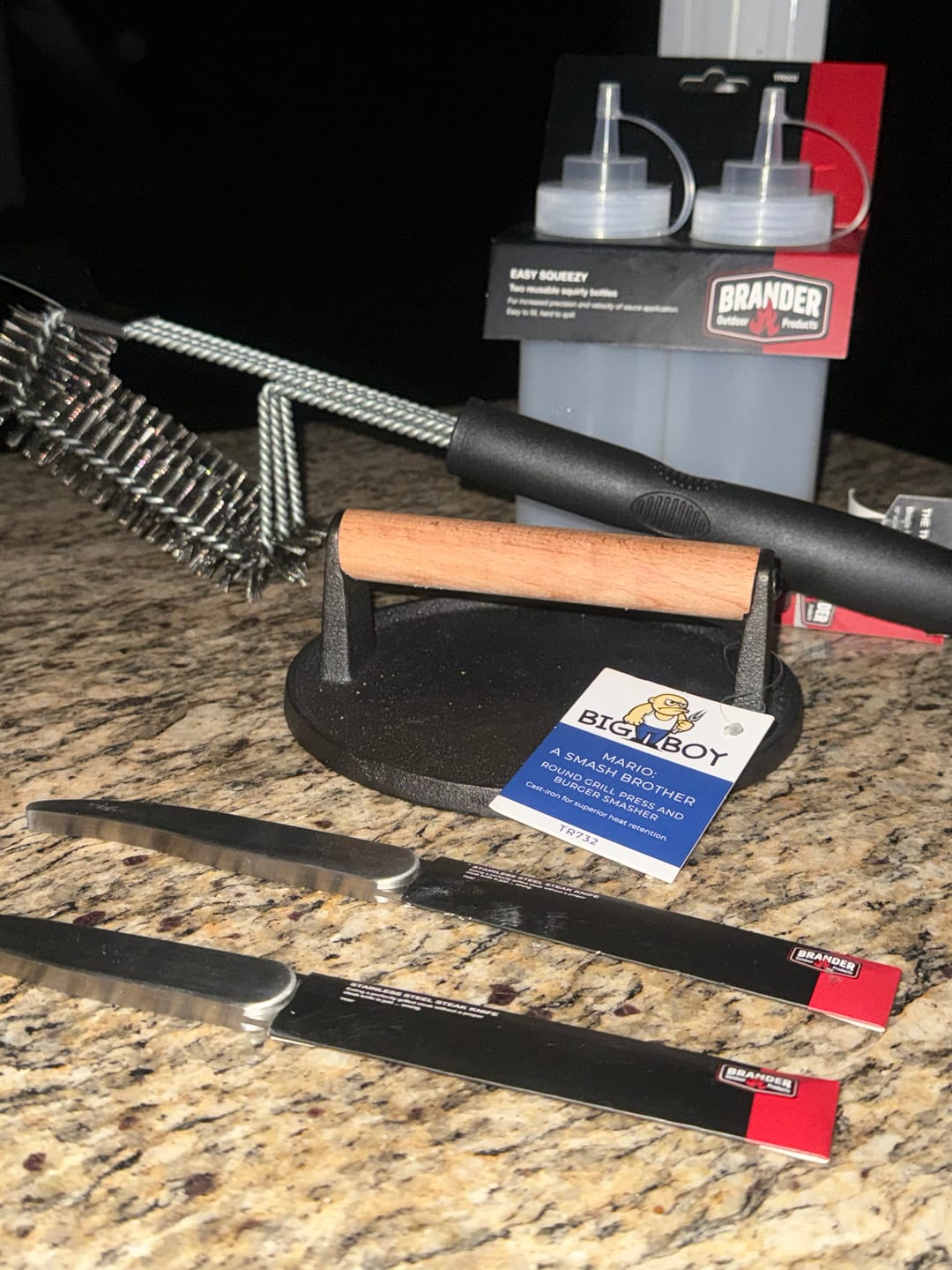 Customer photo review of Brander The Threesome Grill Brush