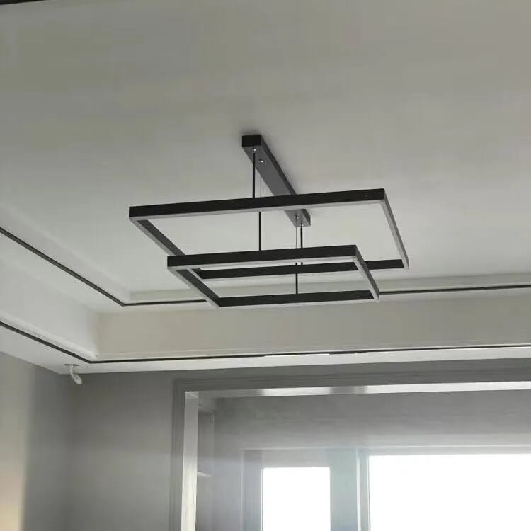 Customer photo review of Iron and Acrylic Chandelier, Integrated LED, 40–150 cm