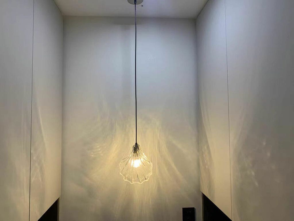 Customer photo review of Glass Pendant Light, Nested Glass Globe, Brass Hardware, Cluster