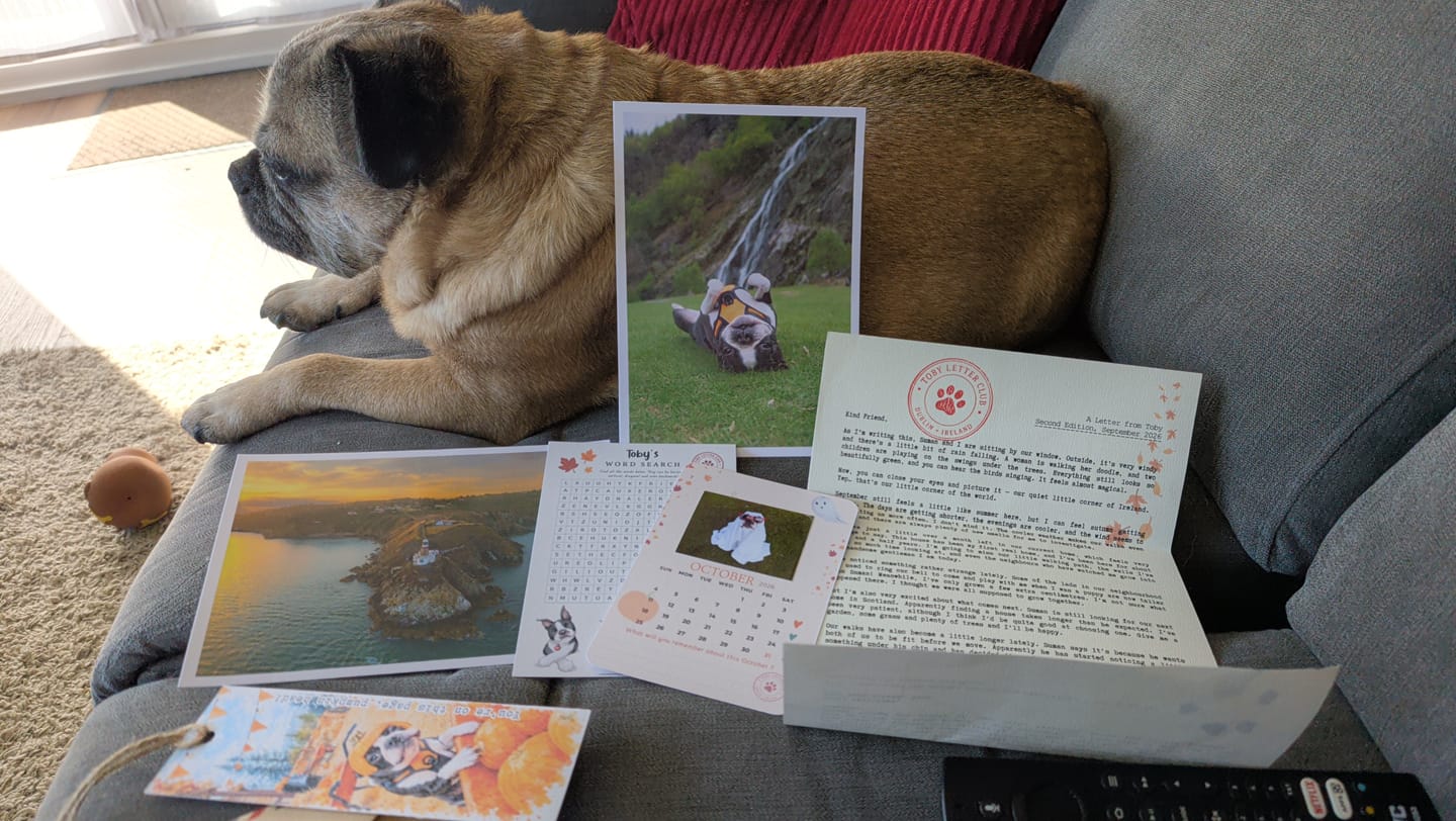 Customer photo review of 💌 Toby's Letter Club
