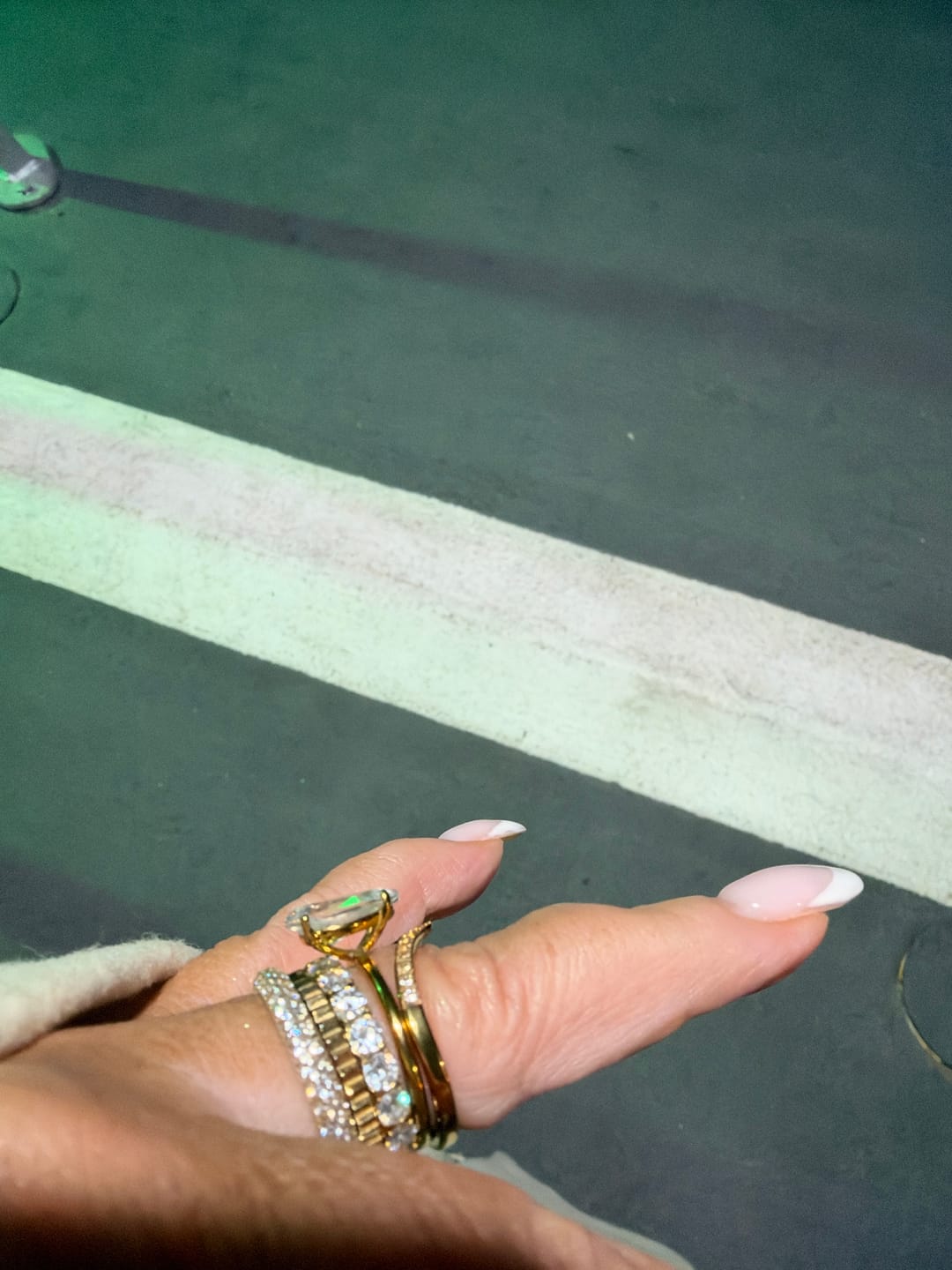 Customer photo review of Bold Eternity Band Ring