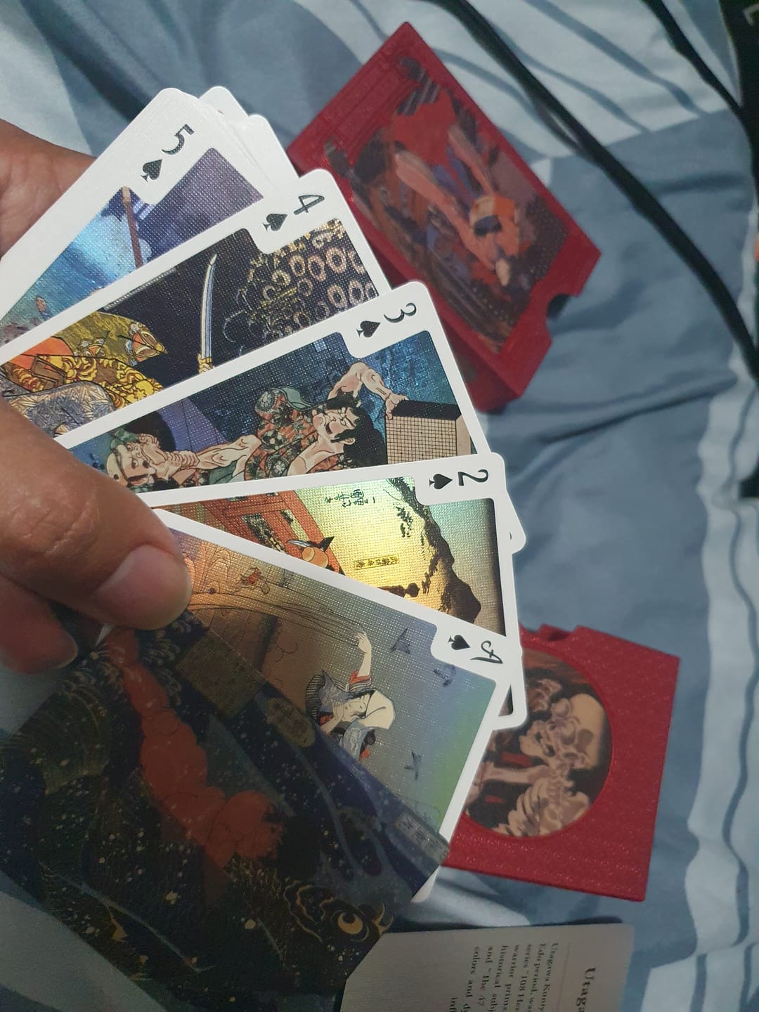 Customer photo review of Kuniyoshi Playing Cards by 52 MUSÉE
