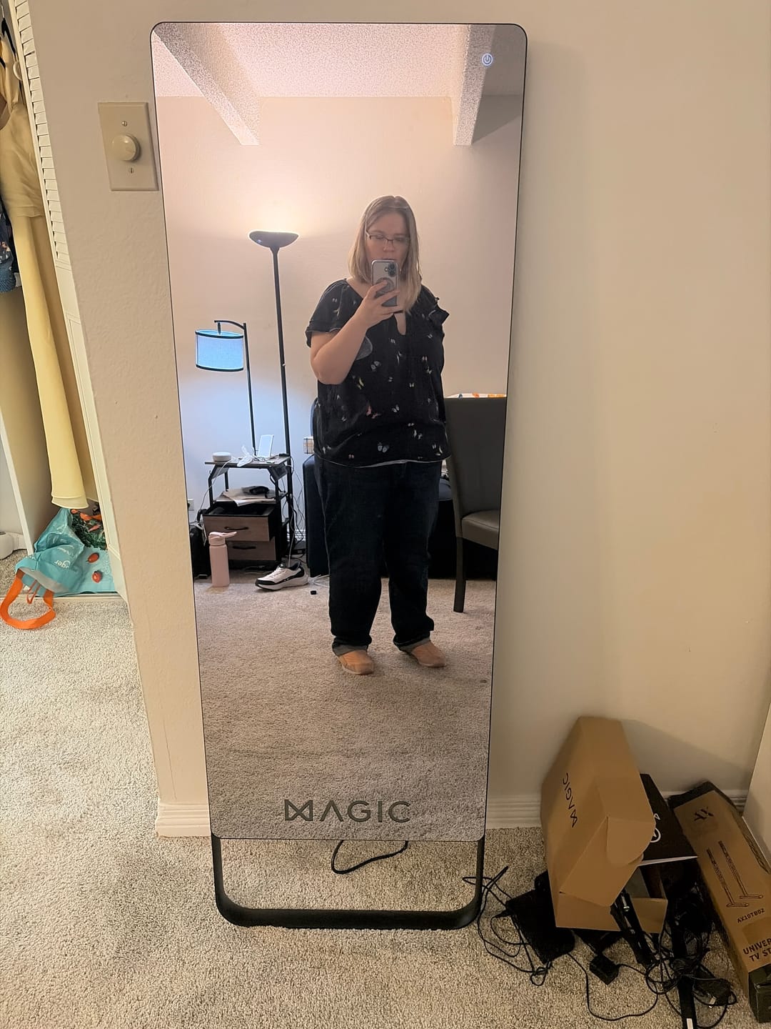 Customer photo review of MAGIC AI: Fitness Smart Mirror