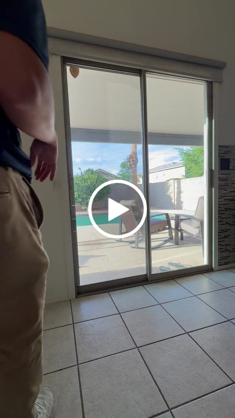 Customer video review of Light Filtering Roller Shades