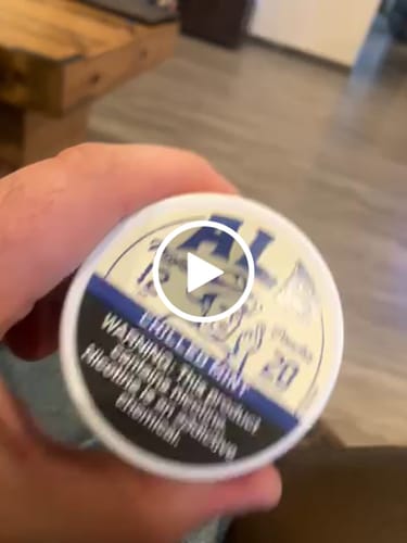 Customer video review of Chilled Mint Nicotine Pouches