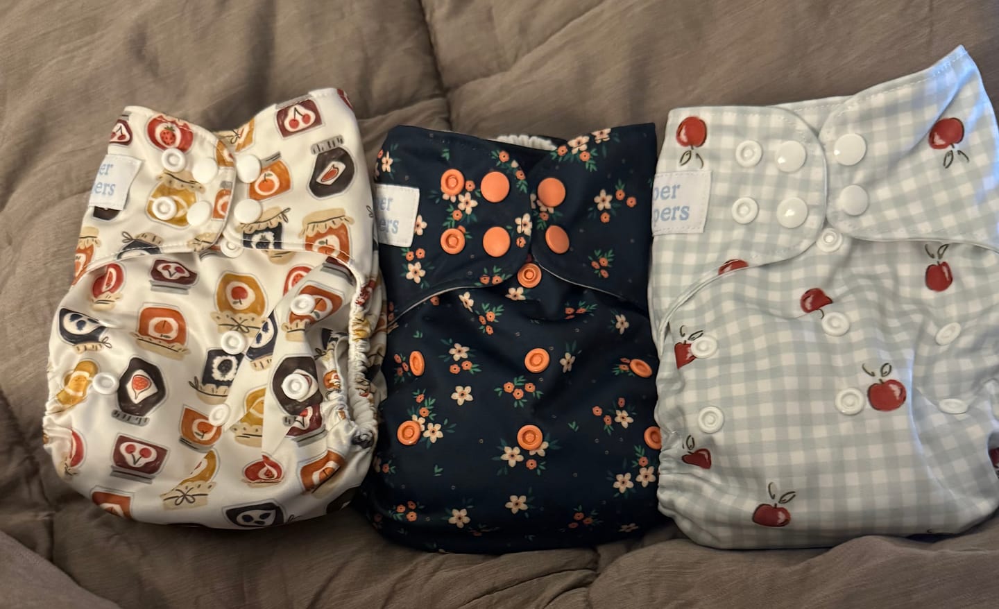 Customer photo review of Organic Cotton Pocket Diaper with Insert - One-Size