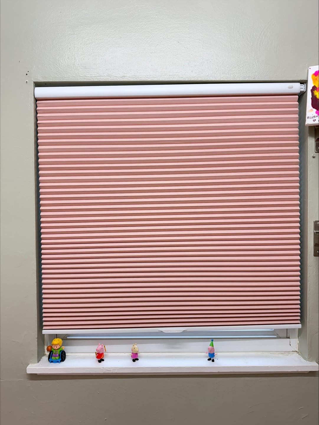 Customer photo review of No Drill No Tools Cellular Shades
