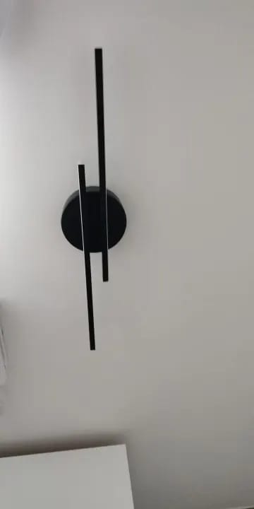 Customer photo review of Slim Wall Light, 55 cm Acrylic Shade, Integrated LED, Wall Sconce
