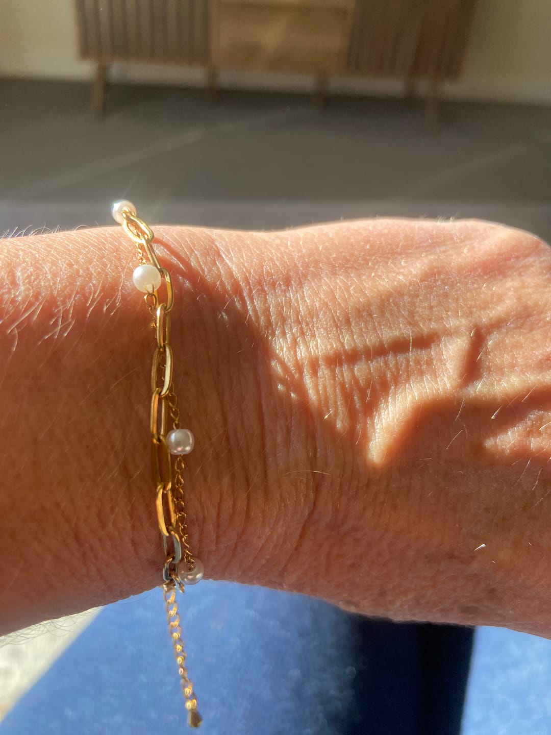 Customer photo review of Nura Freshwater Pearl Bracelet