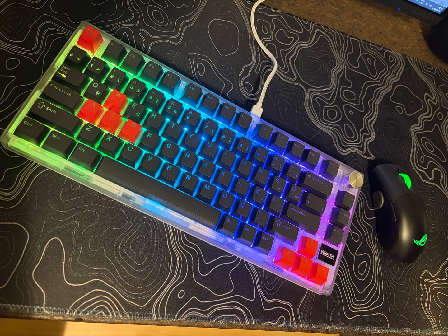 Customer photo review of Wraith W75 V2 Klavye (Manyetik Switch / HE)