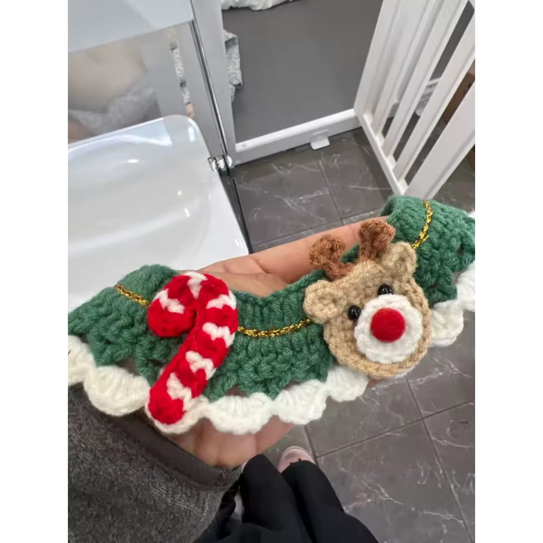 Customer photo review of COLLAR NAVIDEÑO MIAU NAVIDAD
