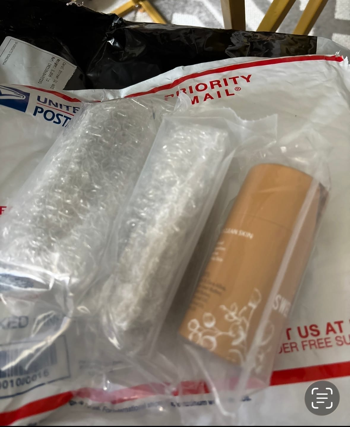 Customer photo review of Sweet Ginger Vapor Rub Stick