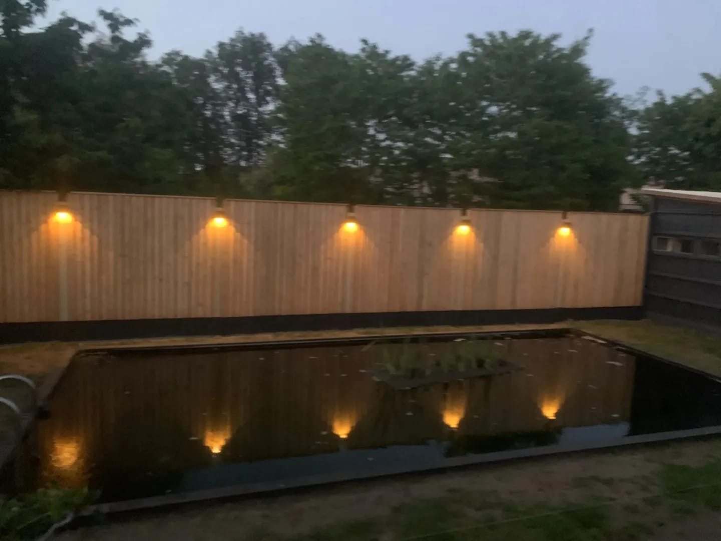 Customer photo review of Outdoor Wall Light, Solar Powered, IP65, Black, Wall Sconce