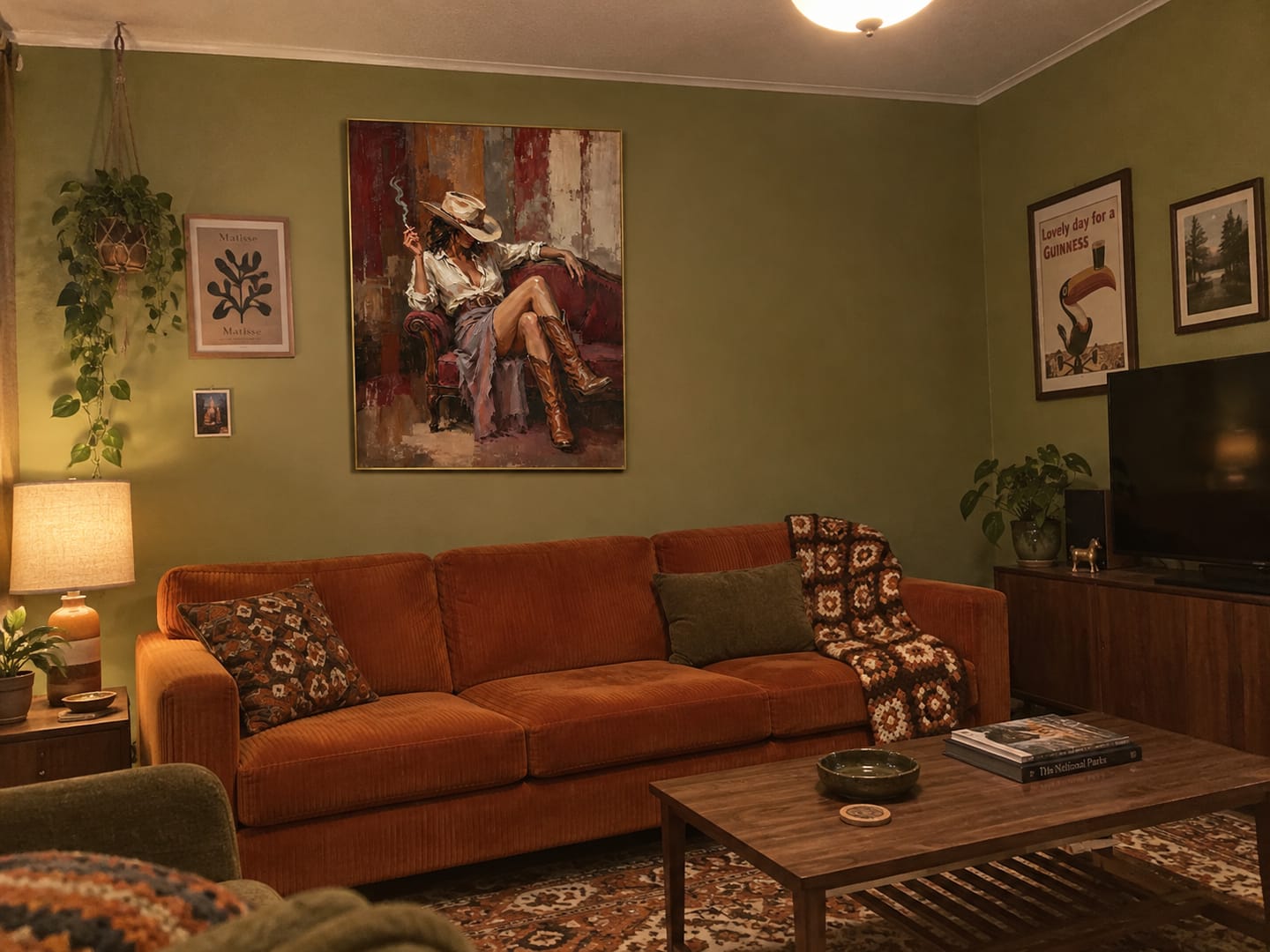 Customer photo review of Cowgirl Wall Art | After the Dust Settles
