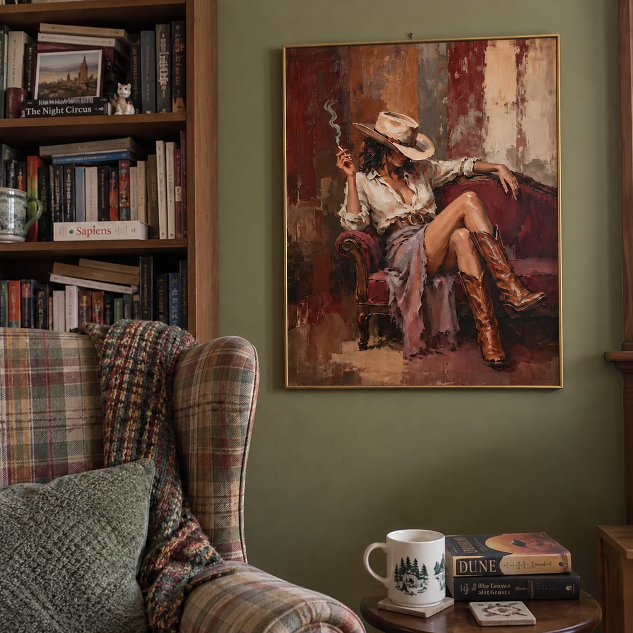 Customer photo review of Cowgirl Wall Art | After the Dust Settles