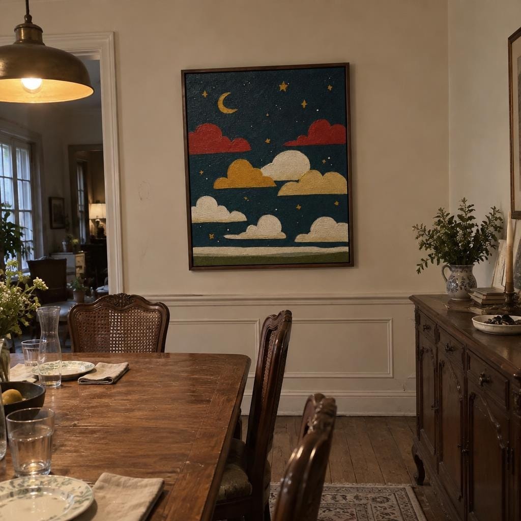 Customer photo review of Celestial Cloudscape Night