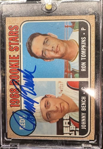 Customer photo review of Johnny Bench Autograph Signing