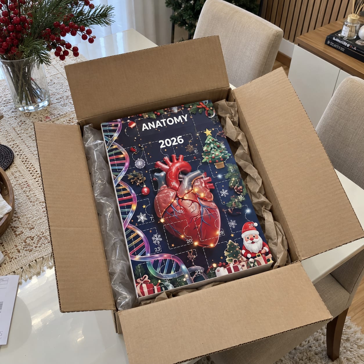 Customer photo review of Calendario de Adviento de Anatomía