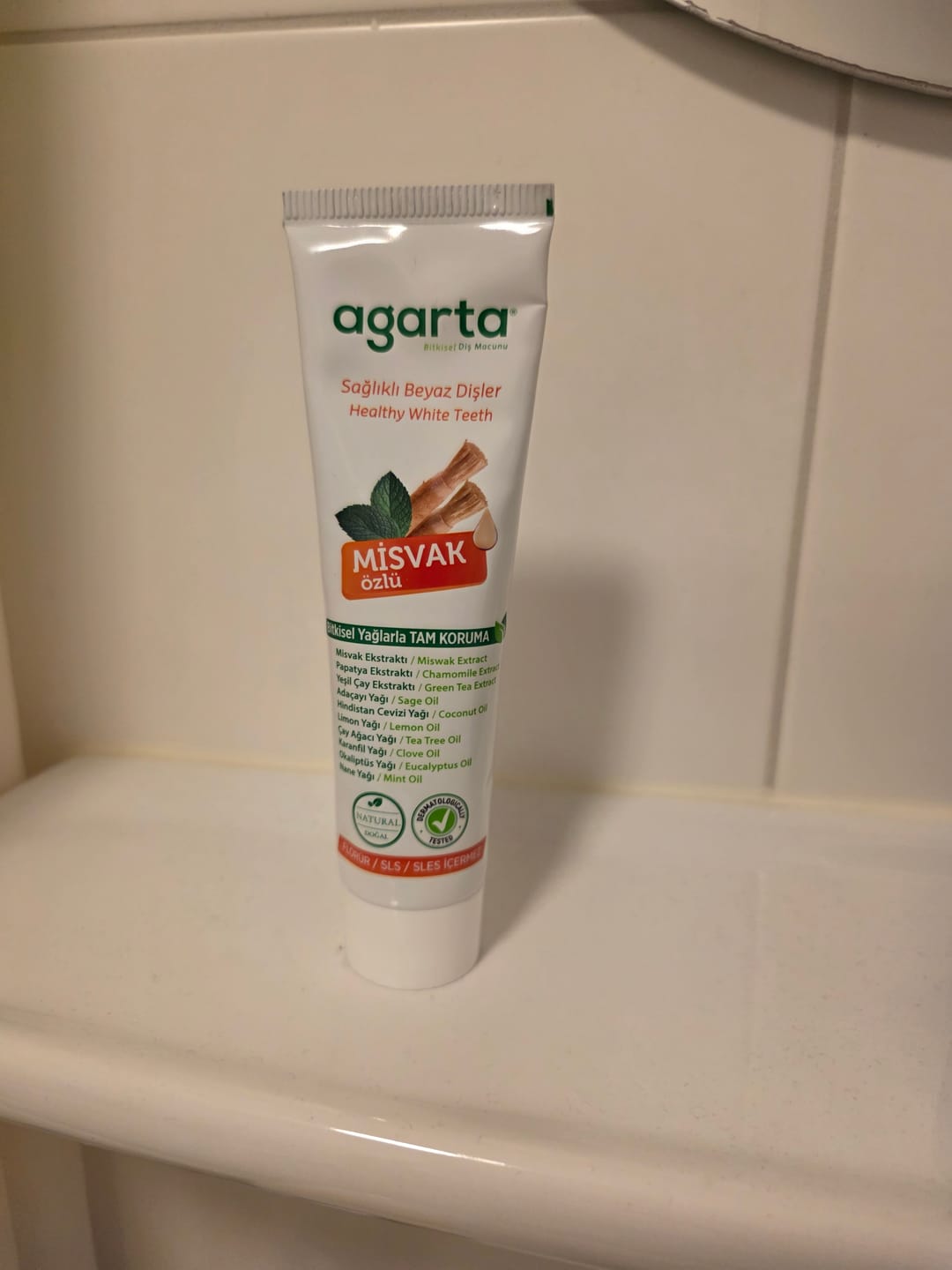 Customer photo review of Agarta Misvak Özlü Diş Macunu 100 gram